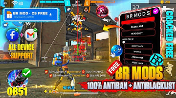⚡Free Fire OB51 AIM kill mod menu free☠️new rank season FF hack🔥BR MOD,HAXX-CKER PRO V11, HG CHEAT⚔️