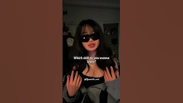 Which skill do you wanna learn?...✨ #aesthetic #skills #explore #trending #kpop#bts #youtube #shorts