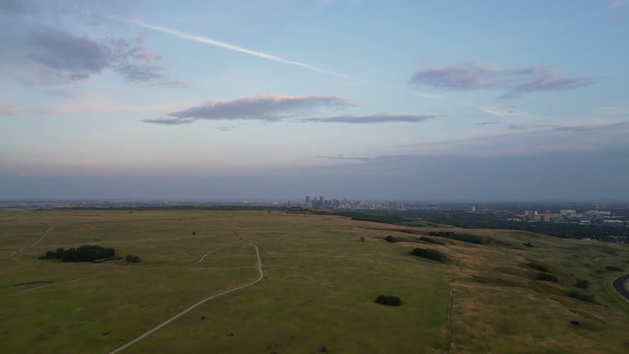 Beautiful Nosehill Park in Calgary, Alberta, Canada August 11, 2024.