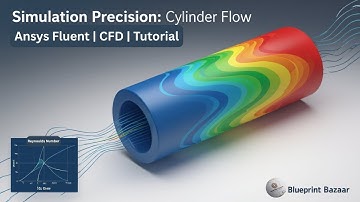 Flow Over a Cylinder | ANSYS Fluent CFD with Reynolds Number Analysis | Blueprint Bazaar