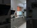 Modern kitchen concept grey and white kitchen cabinet