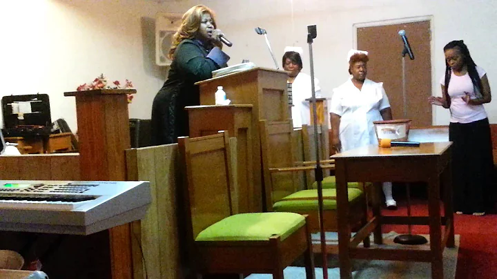 Prophetess Joyce Lewis preaching " Cut me Lord"