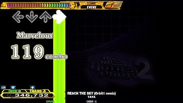 【DDR HP2】REACH THE SKY(Orbit1 remix) [SINGLE EXPERT] PFC(999990)