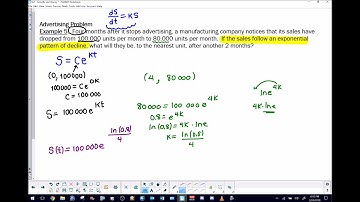 AP Calculus AB - Differential Equation Application: Growth & Decay II