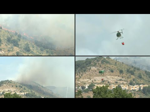 Italian authorities battle fire in national park near Rome | AFP