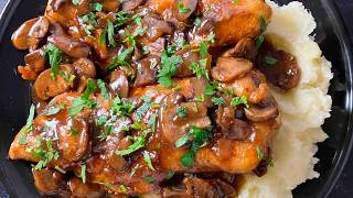 Barefoot Contessa Chicken Marsala Copycat Recipe (Alcohol Free option!)