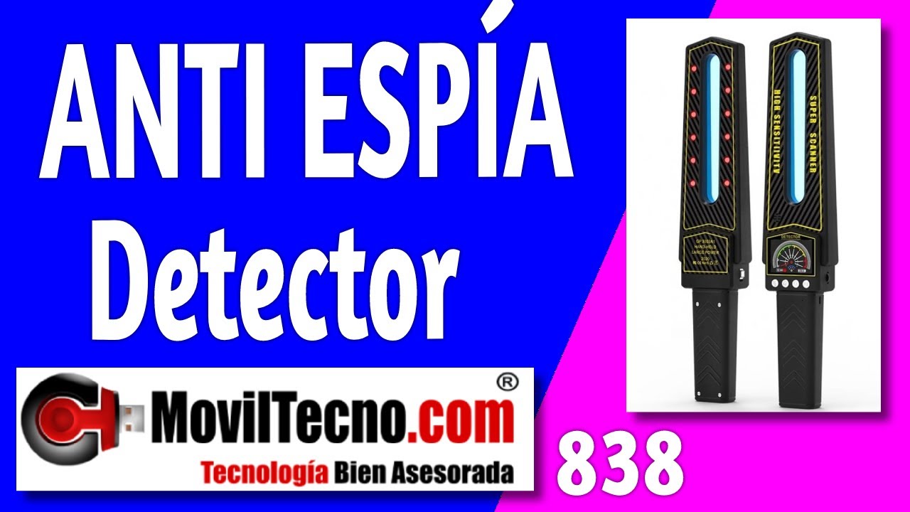 Detector de micrófonos y cámaras ocultas profesional - MovilTecno.com 