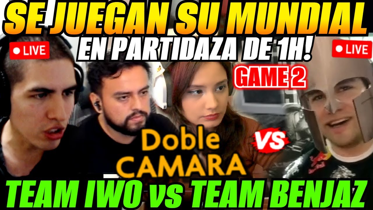 😲Leo, Iwo se juegan su Mundial contra TEAM BENJAZ!😲GAME 2 Épico dota de 1H!