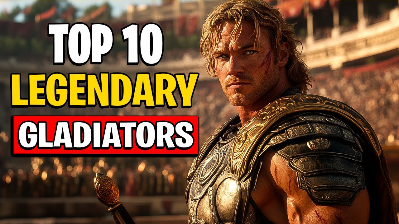 The 10 Most Legendary Gladiators of the Roman Empire - YouTube