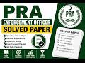 PRA Enforcement Officer Solved Paper Held On 07-06-2026 | Today PRA EO Solved Paper