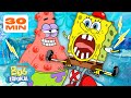 Bob Esponja | Os Momentos Mais Imprudentes de Bob Esponja e Patrick por 30 minutos! | Português