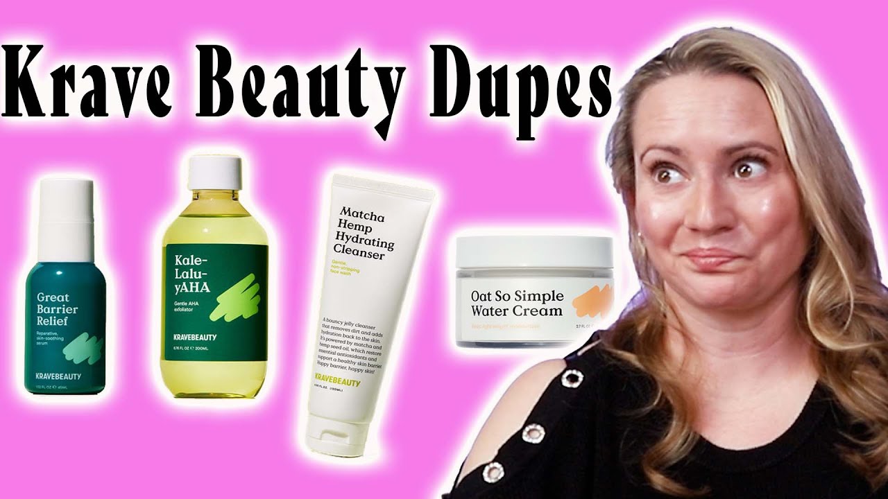 Krave Beauty Skincare Dupes & Affordable Alternatives - Serum, Cleanser, Toner & Cream Dupe Picks