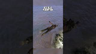 Falling From Sky into Water in RDR 1 vs RDR 2 #shorts #rdr2