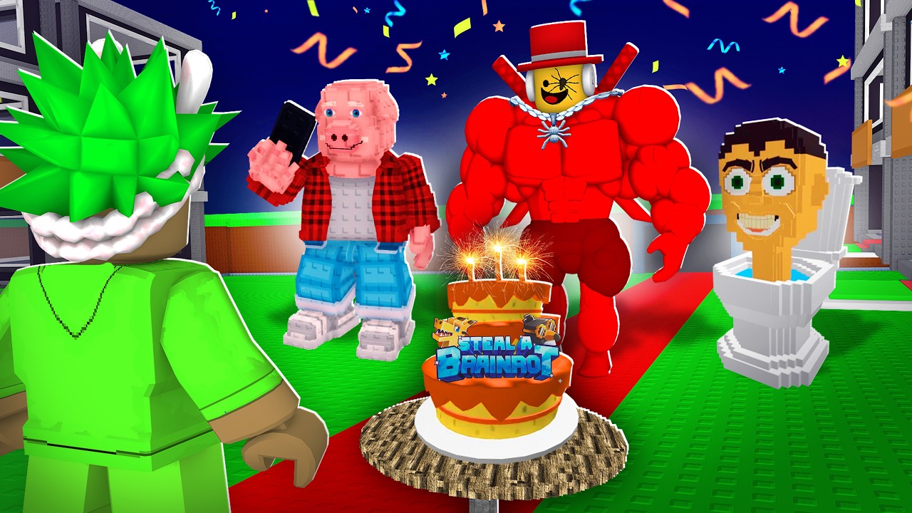 das GROßE GEBURTSTAG EVENT in Steal a Brainrot!
