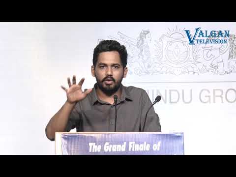 Hiphop Tamizha Motivational Speech to youngsters at Sri Sairam Engineering College | Vettri Nichayam