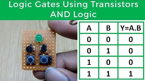 Logic Gates using Transistors | AND Gate | SdevElectronics