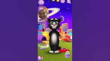 Talking tom falling down fun #shorts #talkingtom2 #tomfunny
