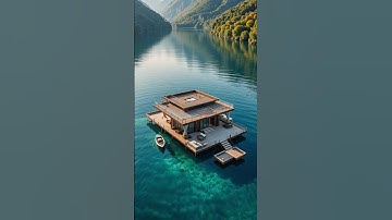 Luxury Floating Boathouse Tour 🌊✨ | Ultimate Waterfront Living!