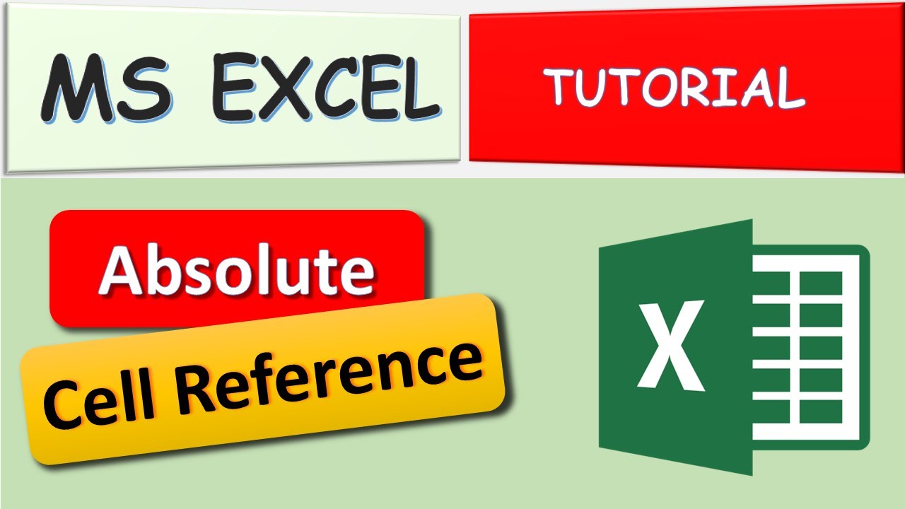 Absolute Cell Reference in Excel - YouTube