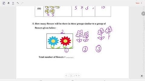 Class 2 Maths  Week 3 Worksheet solution (14/6/21)