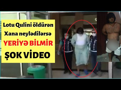 YENİ GÖRÜNTÜ, Lotu Qulini vuran şəxsə belə paltar geyindirdilər və ayağın aralayıb güclə yeriyir.