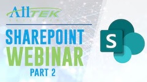 SharePoint Training Part 2 | Lakeland, FL | Alltek Services