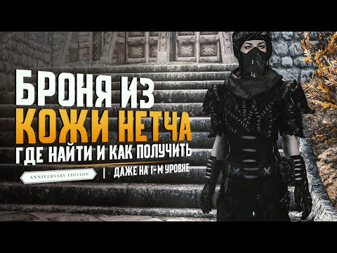 БРОНЯ ИЗ КОЖИ НЕТЧА - ГДЕЙ НАЙТИ И КАК ПОЛУЧИТЬ Skyrim Anniversary