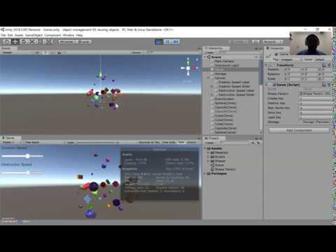 Unity Tutorial Object Management - Reusing Objects