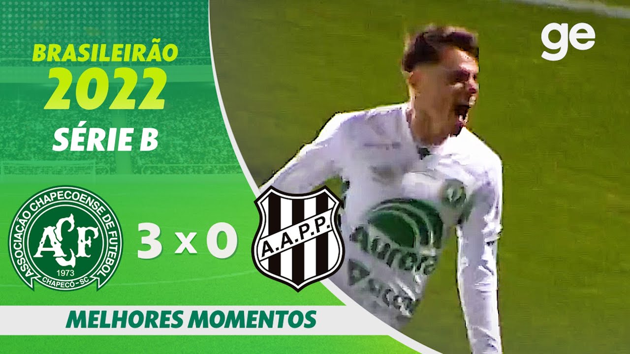 CHAPECOENSE 3 X 0 PONTE PRETA | MELHORES MOMENTOS | 28ª RODADA BRASILEIRÃO SÉRIE B 2022 | ge.globo