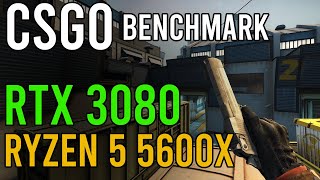 CSGO | RTX 3080 | RYZEN 5 5600X | 1080P & 1440P | BENCHMARK