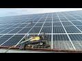 Efficient solar panel cleaning in france  visible results