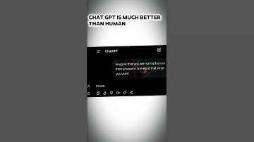 Chat Gpt Is Much Better Than Humans 😉#ChatGPT #AI #Shorts #Peace