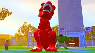 Lego Marvels Avengers Devil Dinosaur Invades Washington DC