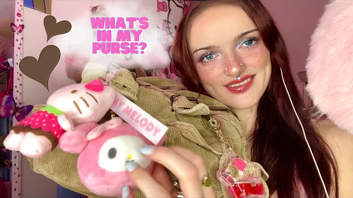 ASMR | What's in My Bag!!💅✨👛(Fabric Scratching, Whisper Ramble)