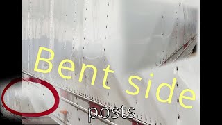 Bent side post over DOLLEY LEGS
