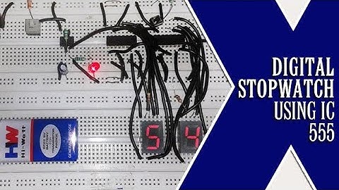 How to Make a Digital Stopwatch using IC 555.#electronics #electric