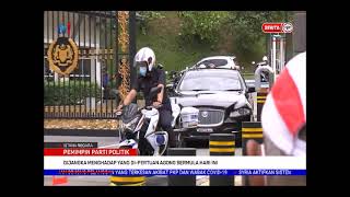 9 Jun 2021 - Berita Tgh Hari - Pemimpin Parti Politik - Dijangka Menghadap Ydp Agong Bermula Hari Ini