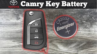 How To Change 2018  2022 Toyota Camry Remote Key Fob Battery  Remove & Replace Camry Key Batteries