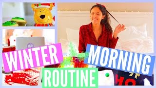 Winter/Holiday Morning Routine 2015!! ||blushforbeautyxx||