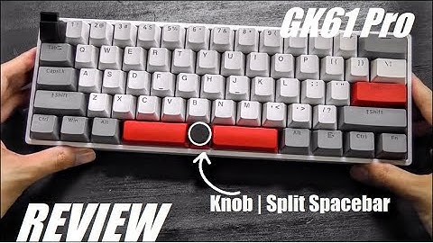 REVIEW: Skyloong GK61 Pro Mechanical Keyboard - Split Spacebar & Knob Controls?!
