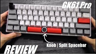 REVIEW: Skyloong GK61 Pro Mechanical Keyboard - Split Spacebar & Knob Controls?!