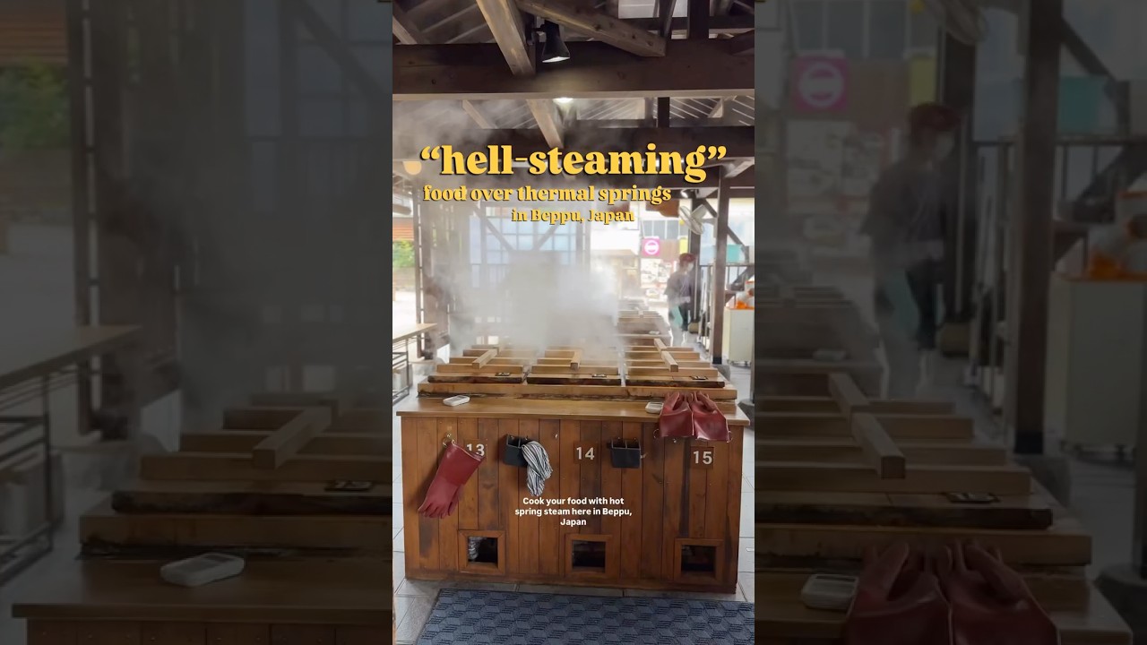 japan said steam your food in a volcano🌋