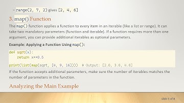 Understanding map(), round(), and range() in Python3: A Deep Dive