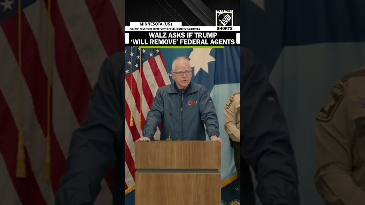 Minnesota Governor Tim Walz demands Trump to remove 3,000 federal agents from Minnesota