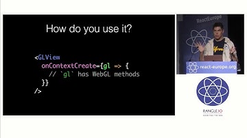 Serious graphics on React Native - James Ide aka @JI at @ReactEurope 2017