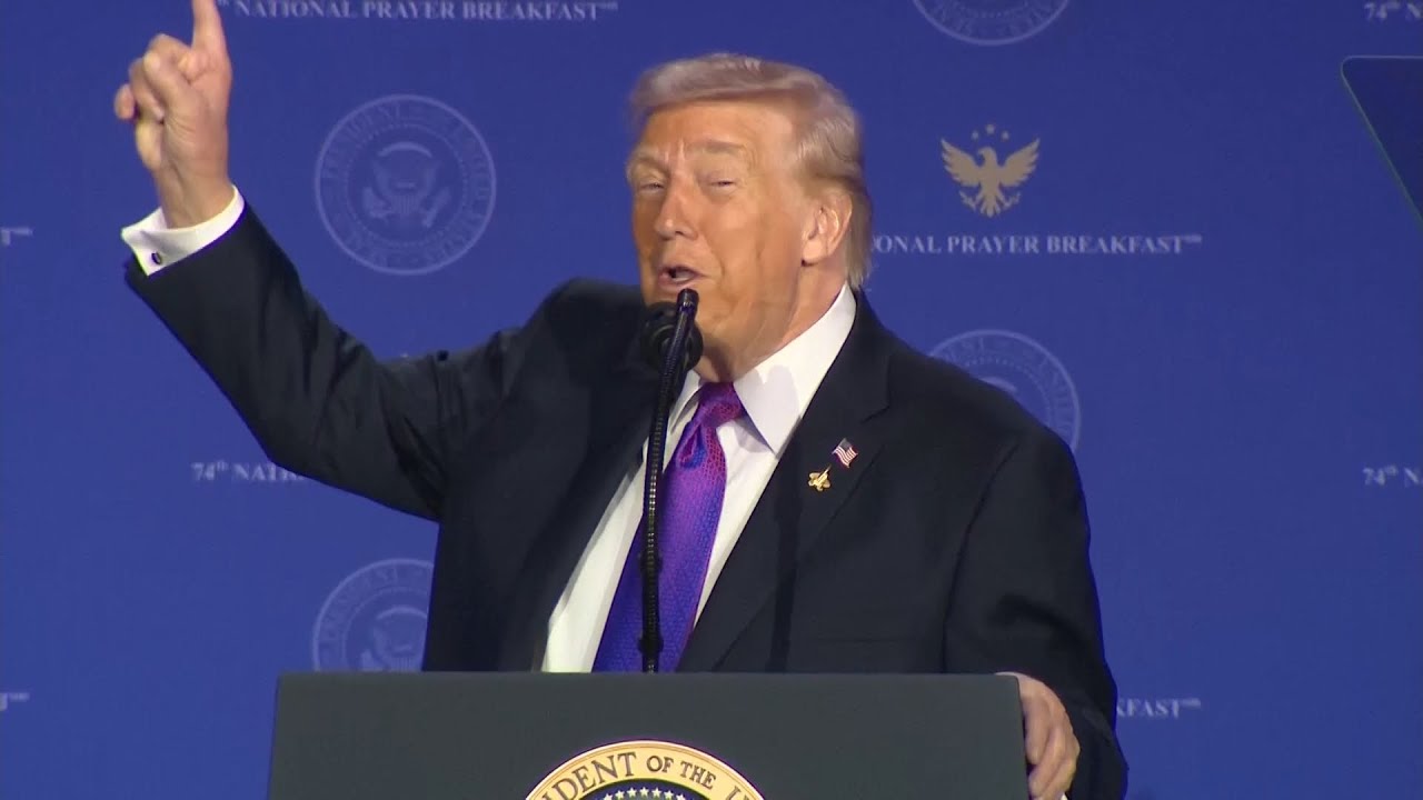 ‘I probably should make it’: Trump jokes about his heaven prospects