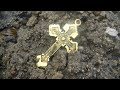 Metal Detecting For Long Lost Items At An Old Swimming Beach