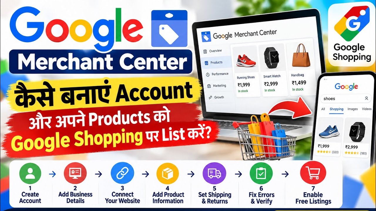 Google Shopping पर अपने E-Commerce Products कैसे List करें?