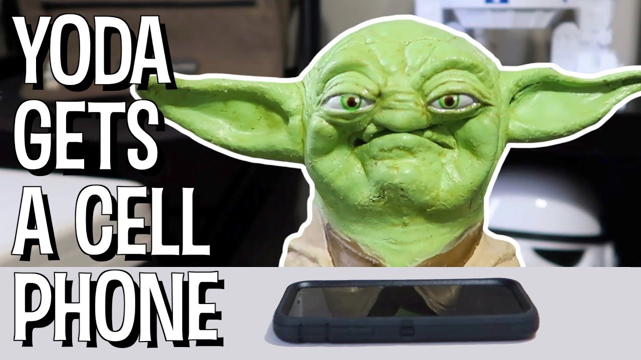 YODA GETS A CELL PHONE - The Puppet Yoda Show