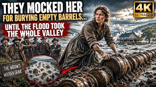 They Mocked Her for Burying Empty Barrels... Until the Flood Took the Whole Valley